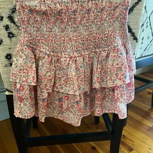 Giving love shack fancy vibes floral skirt